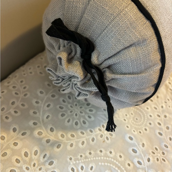 Creep It Real Grey with Black Trim Bolster Pillow Halloween - Picture 8 of 8